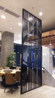 China China Laeser Cut Room Divider Brushed Black Titanium Stainless Steel Screen Factory factory
