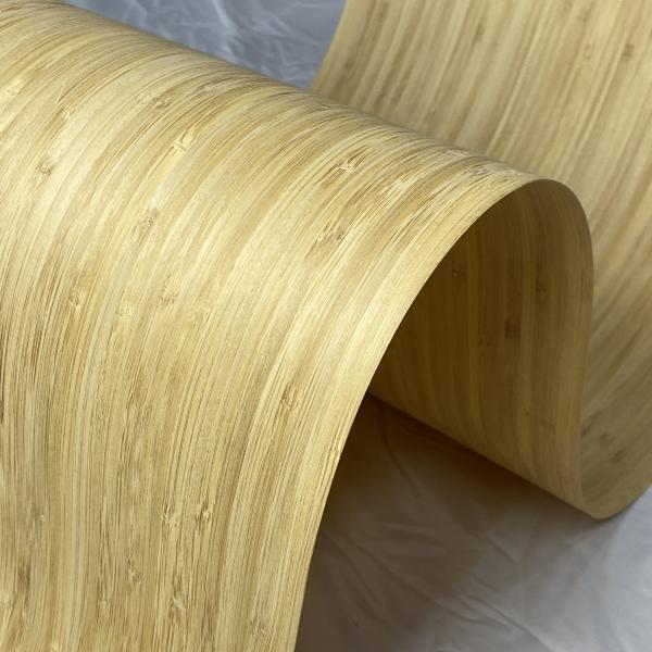 Quality Lightweight Bamboo Wood Veneer Moistureproof For Wall Cladding for sale