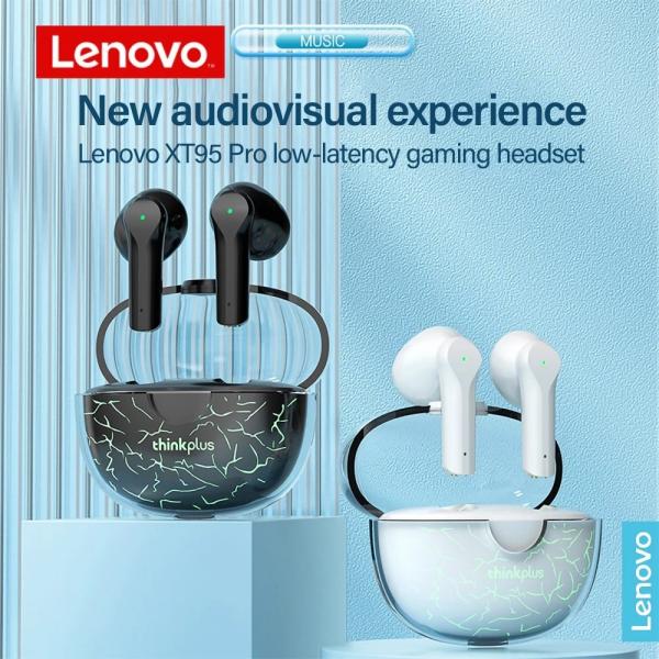 Quality Lenovo Thinkplus XT95 PRO Game Wireless Earbuds RGB Lighting Headphone for sale