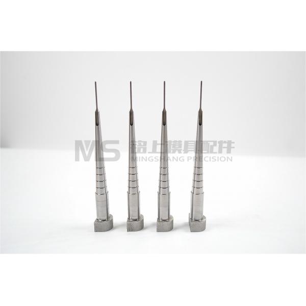Quality Metal Machined Mold Core Pins 0.005 Tolerance With H13 / SKD61 Material for sale