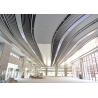 China Indoor Decoration Aluminum Suspended Strip Ceiling Panel Beveled Edge Eco-friendly factory