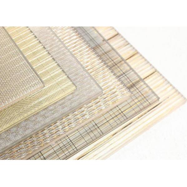 Quality Fabric Laminated Glass, Wired Glass, Laminated Architectural Mesh Brings Noble for sale