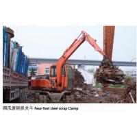 China Recyclable Scrap Equipment Wheel Excavator With Four Foot Steel Scrap Clamp factory