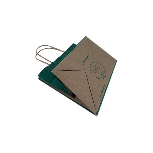 Quality Recycled CMYK Eco Paper Packaging bag 15*8*21cm ISO9001 for sale