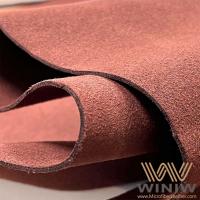 China 1.4mm Microfiber Suede Leather Fabric for Western Saddles factory