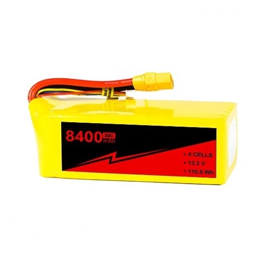 Quality 12.8v 8400mAh 30C LiFePo4 Pack XT90 lipo battery Pack for RC for sale