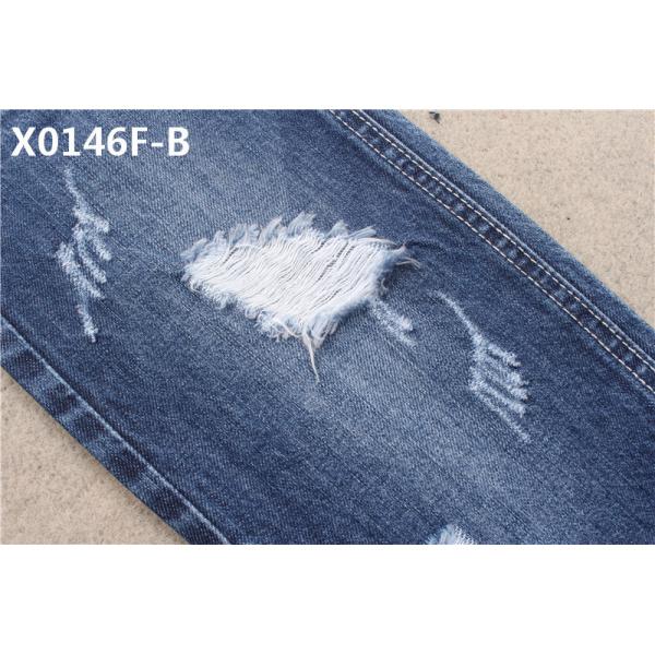 Quality 9.1 Oz Dark Blue Desizing 100 Cotton Denim Fabric For Boy Friend Style Jeans for sale
