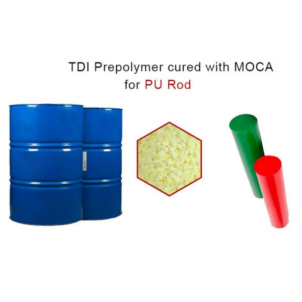 Quality PU Rods Yellowish Polyester TDI Based Polyurethane for sale