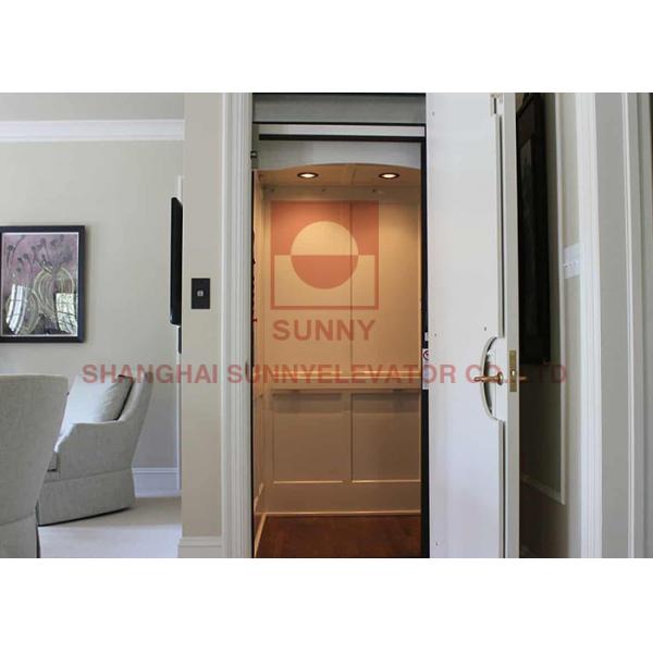 Quality Double Door Apartment 0.3m/S Residential Home Elevators With Deceleration Device for sale