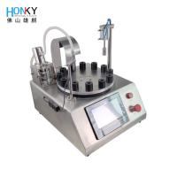 China Perfume Sample 1.5ml Vial Filling And Capping Machine With High Precision Piston Pump factory