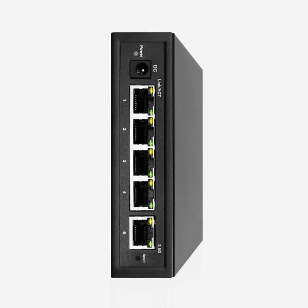 Quality Layer 2 Managed PoE 2.5 Gb Ethernet Switch Port Aggregation 5 Auto Sensing RJ45 Ports for sale