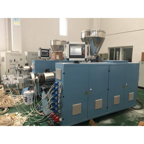Quality PVC Electrical Conduit Pipe Production Line , PVC Pipe Extrusion Machine 0 - 40℃ Temp for sale