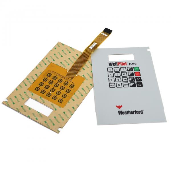 Quality Customized Waterproof Flexible Membrane Switches Keypad With Copper Circuit for sale