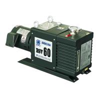 China Small BSV60 60m3/H 2 Stage Oil Sealed Rotary Vacuum Pump Oil Anti Return System factory