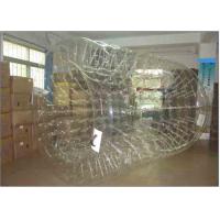 Quality Transparent 1.5m Entrance Dia Inflatable Water Roller Ball For Adults for sale