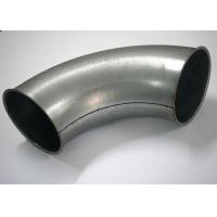 Quality Galvanized Steel Elbow Dust Collection Fittings , Sliver Dust Extraction Ducting for sale