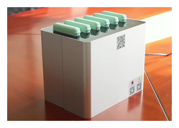 Quality New Battery Design Mobile Phone Charging Station, Share Power Bank Station with 6 Slots for 6 Power Bank for sale