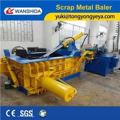 Quality 18.5kW Scrap Metal Baler Machine Width 250mm Hydraulic Aluminum Can Baler for sale