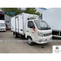 China Foton Xiangling M1 LHD Gasoline Refrigerated Van Truck factory