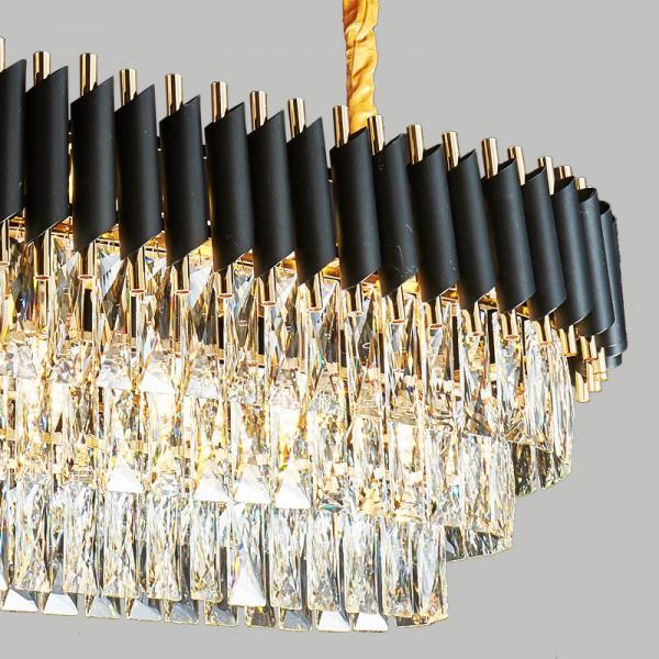 Quality Suspension Luminaire Postmodern Crystal Gold Pendant Luxury Crystal pendant li for sale