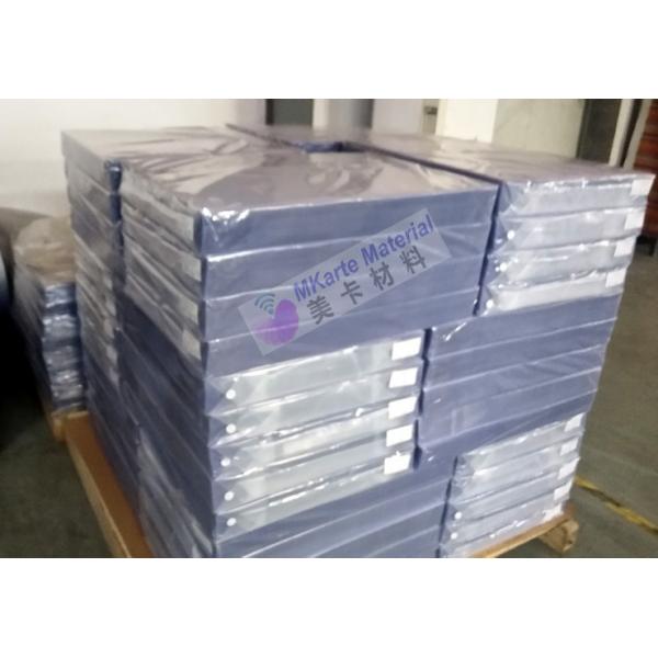 Quality Customized Roll Size PVC Coated Overlay Small Lamination Discoloration for sale