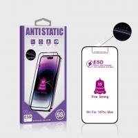 Quality Anti Static Anti Smudge Screen Protector ESD 0.4mm For IPhone 14 Pro Max for sale
