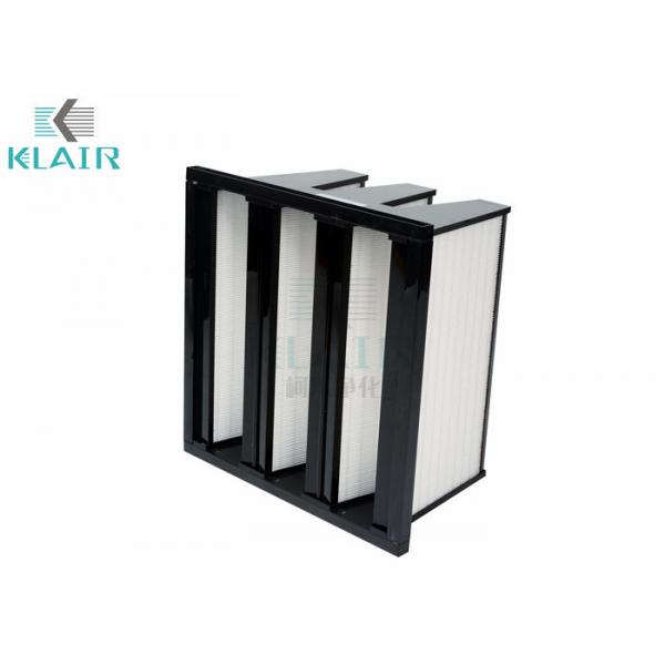 Quality Abs Frame Mini Pleat Glass Fiber Compact Air Filter For Large Air Volume for sale
