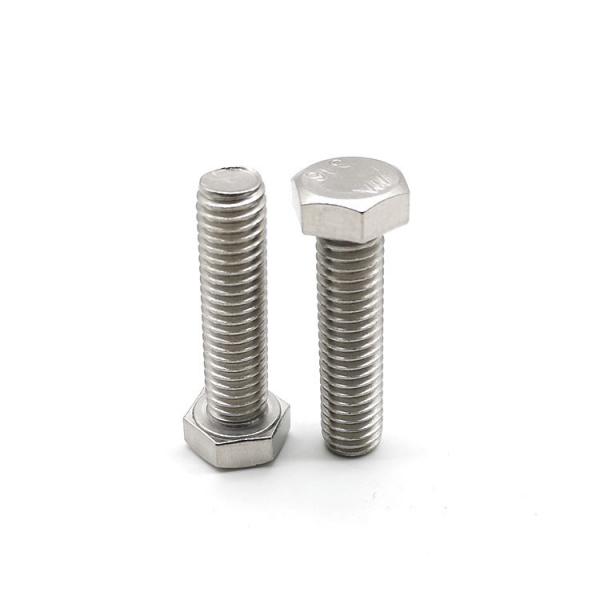 Quality ASTM F593 SS 316 Hex ASME ANSI B18 2.1 Bolts Stainless Steel Hex Head Cap Screws for sale