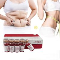 China The RED Ampoule Fat Shots Weight Loss 10cc Body Stomach Fat Dissolving Injections factory