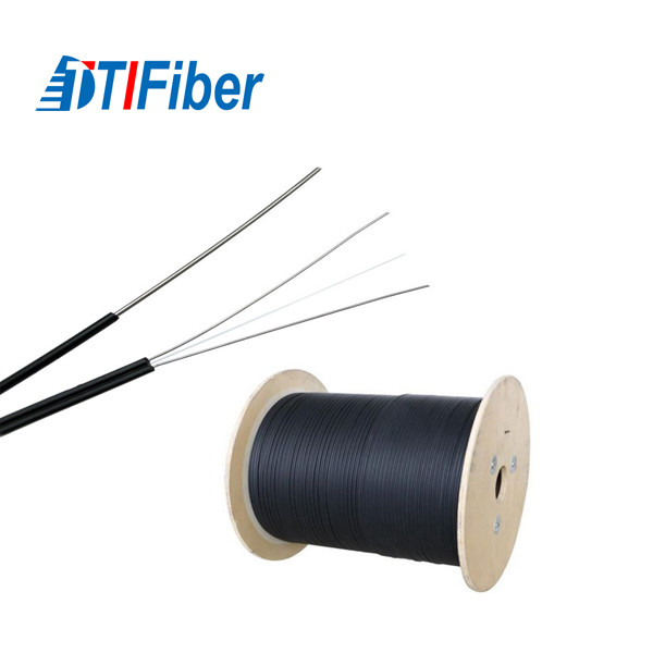 Quality Aerail Fiber Optic Network Cable 2 Core FTTH Telecommunication Application for sale
