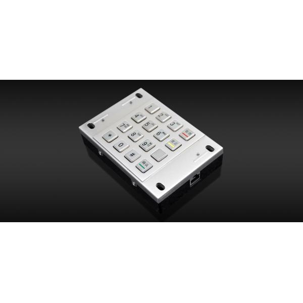 Quality Encrypted Stainless Steel DES 3DES EPP Pin Pad 1.1kg ATM Pin Keypad for sale