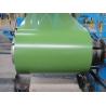 China PPGL Galvalume Colour Coated Steel Coils 0.15x914mm AZ50g In Green Color factory