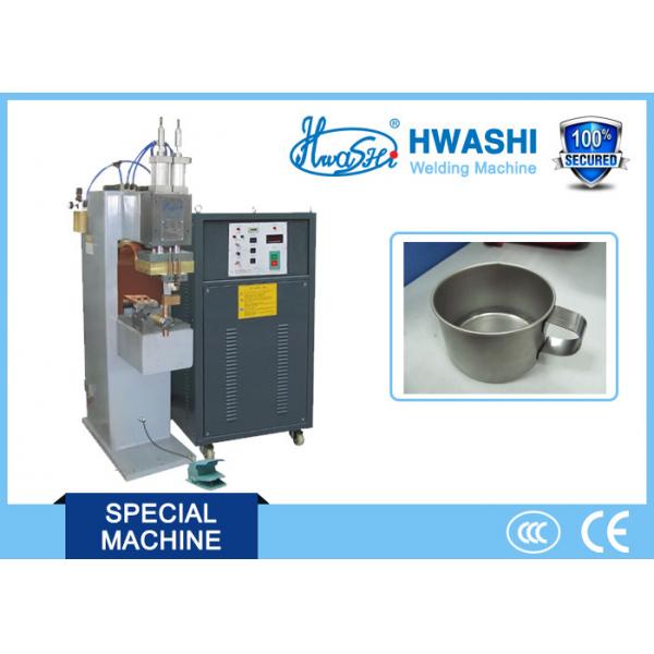 Quality CE Standard Capacitor Welding Machine , Cup Handle Stainless Steel Spot Welder for sale