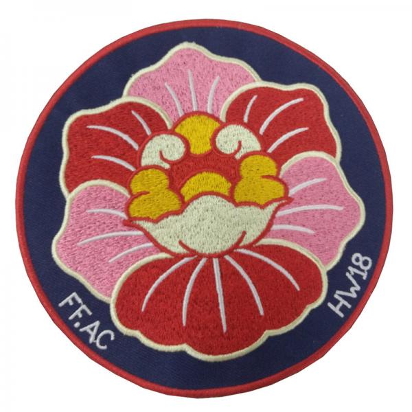Quality Decorative Flower Personalised Iron On Patches Durable Shrink Proof for sale
