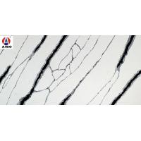 China Marble Quartz Kitchen Countertops Worktops Panda White Color 3200*1600mm factory