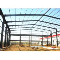China Industrial Prefabricated Building Structure / Steel Frame Structure Construction factory