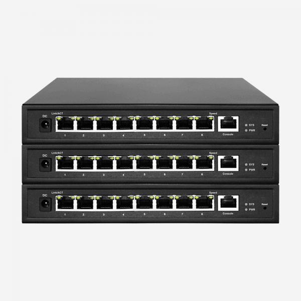 Quality Layer 2+ Managed 2.5 Gigabit Switch With 8 10/100/1000/2500M RJ45 Ports for sale