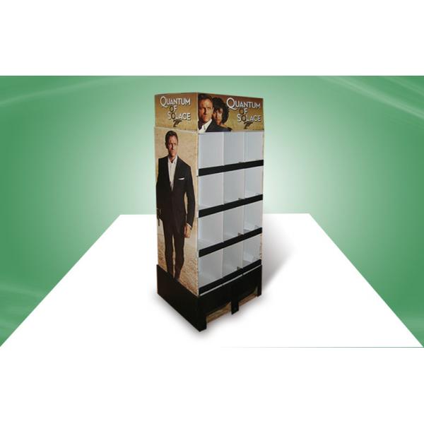 Quality Light Weighted Cardboard Hook Display , Cardboard Display Shelves Easy Assemble for sale