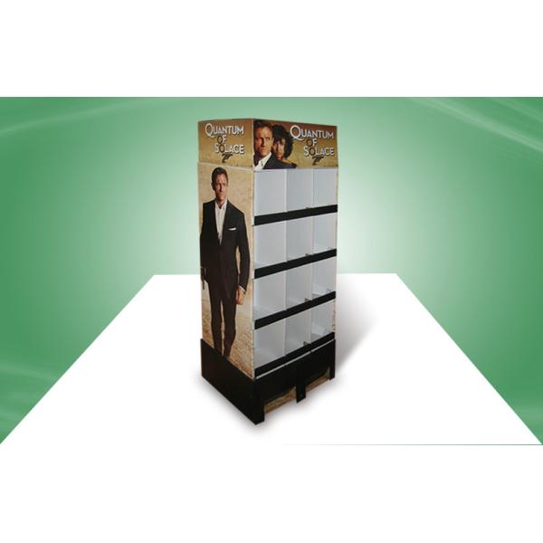 Quality Light Weighted Cardboard Hook Display , Cardboard Display Shelves Easy Assemble for sale