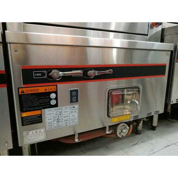 Quality 3 Door Full Commercial Electric Steamer / Stainless Steel Gas Steamer 900 * 820 for sale