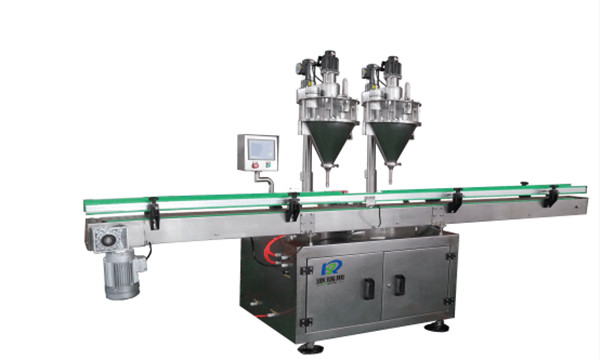 Quality Two Heads 500 To 5000g Dry Powder Filling Machine , Automatic Canning Machine for sale