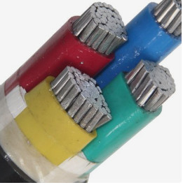 Quality High Temp Stranded PVC Insulated Power Cable 0.6 1kV Aluminium Material for sale