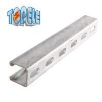 China Hdg 41 x 41 mm Slotted Stainless Steel Unistrut Channel factory