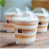 China Ps Reusable Plastic Dessert Cups With Dome Lid Disposable Clear Plastic Condiment Storage Cups With Lids factory