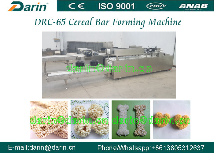 China 380V 50Hz Cereal Bar Making Machine , Puffed Cereal Bar Cutting Machine factory