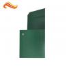 China Leather Paper Material Magnet Folder Box , Green Color Office Storage Box factory