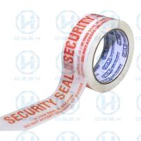 China Custom Logo Tamper Evident Tape High Residue Security Seal Tape for sale