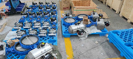 Quality Double Effect Pneumatic Rotary Actuator Control Butterfly Valve for sale