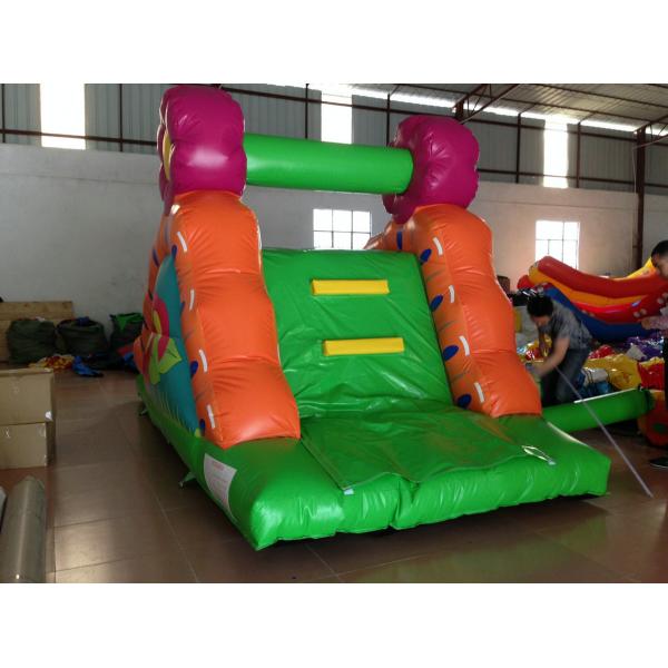 Quality Small Size Inflatable Caterpillar Dry Slide With Digital Printing Eco - Friendly for sale