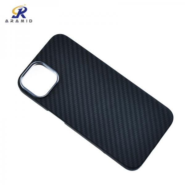 Quality Metal Ring Camera Full Protection Kevlar Aramid Fiber Phone Case For iPhone 14 for sale